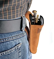 Étui en cuir pour petit rabot de coupe