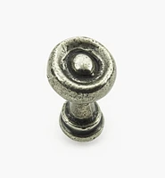 Bright Pewter Round Knobs