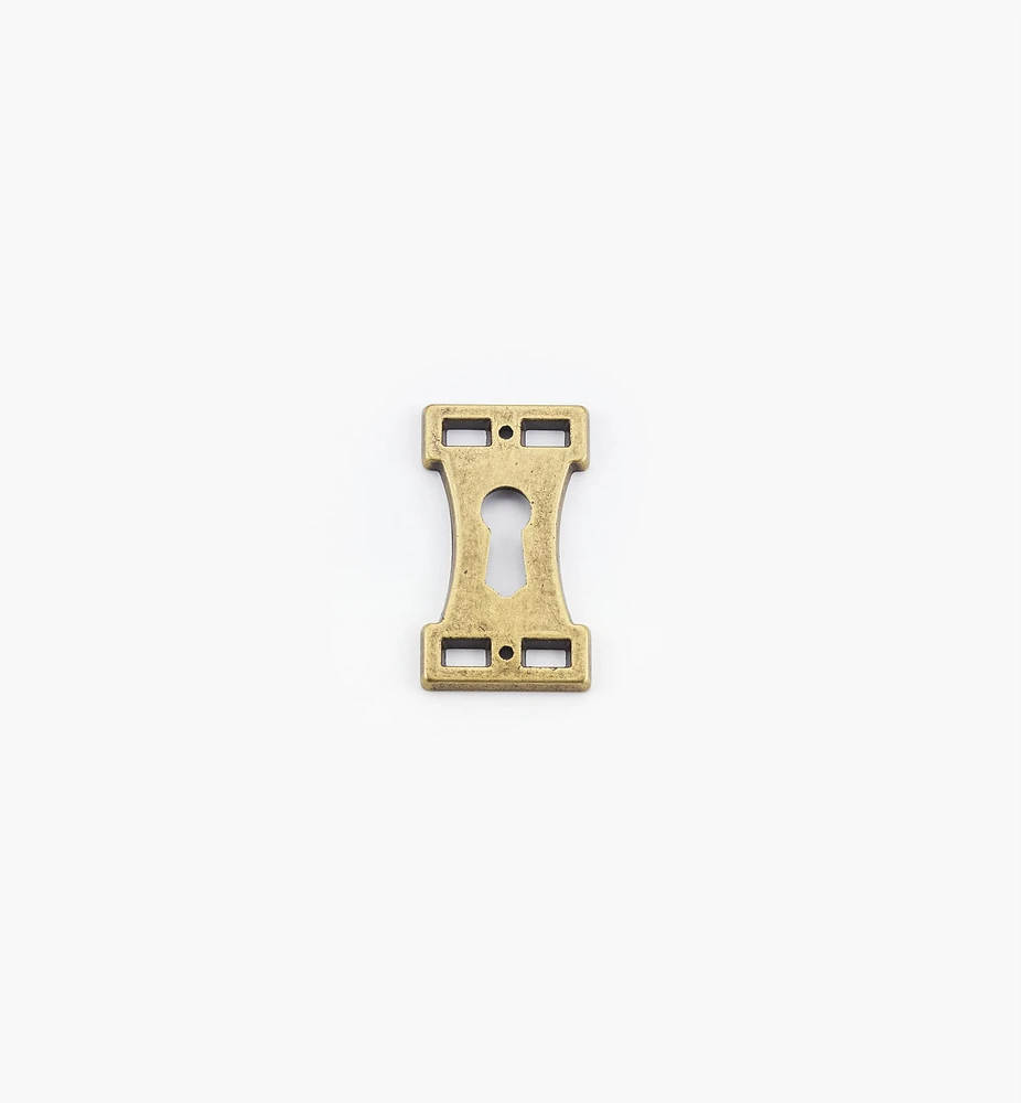 Arts and Crafts Keyhole Escutcheon