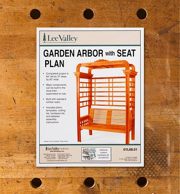 Arbor with Seat Plan
