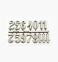 Adhesive-Backed Arabic Numerals