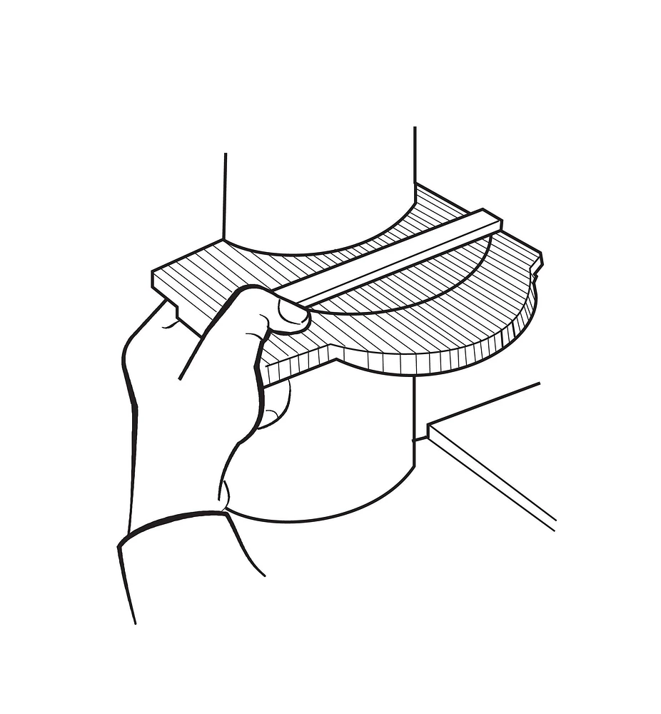 Jauge de profil en acier inoxydable