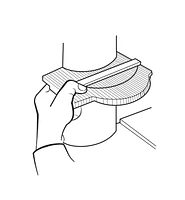 Jauge de profil en acier inoxydable