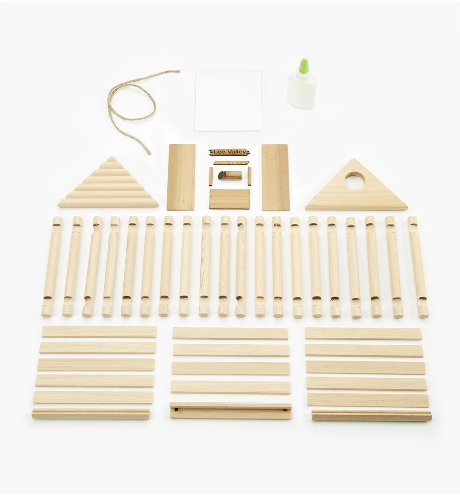 Log Cabin Birdhouse Kit