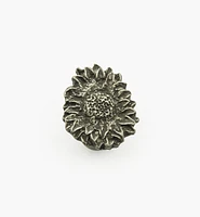 Cast Pewter Sunflower Knobs