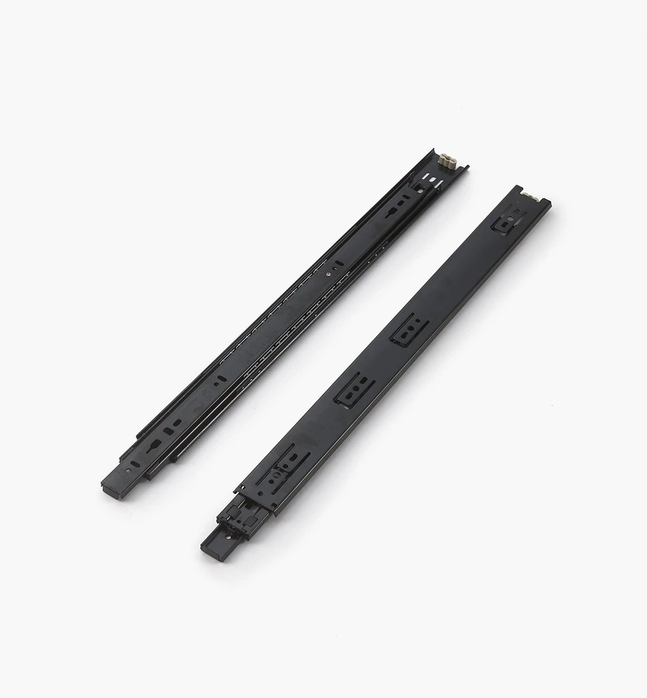 Black 100 lb Full-Extension Slides