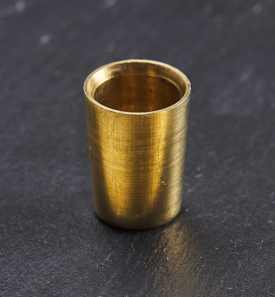 Rubber/Brass Cane Tip