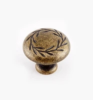 Inspirations Leaf Motif Knobs