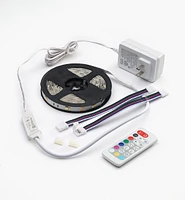 Ensemble de luminaire-ruban intelligent à DEL à couleur réglable pour l'intérieur