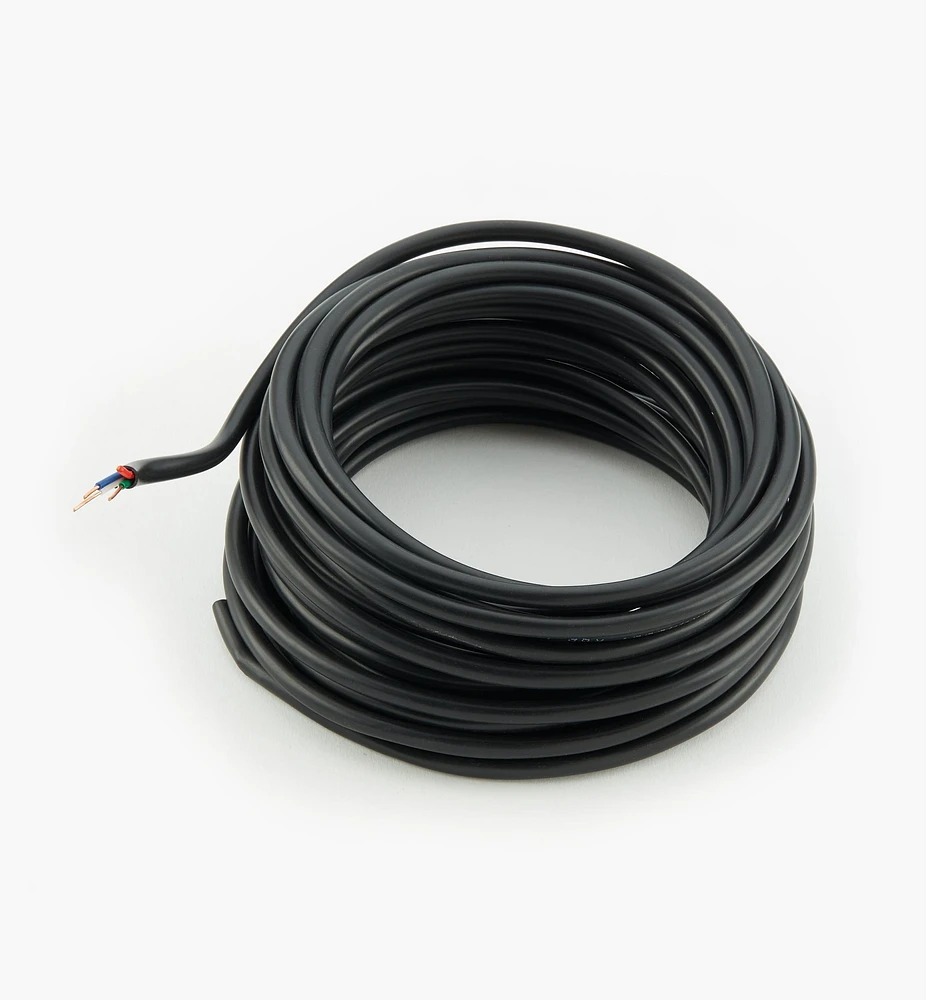 Câble à quatre fils massifs pour l'extérieur, cal. 20 pour luminaires à DEL à couleur réglable (RVB)