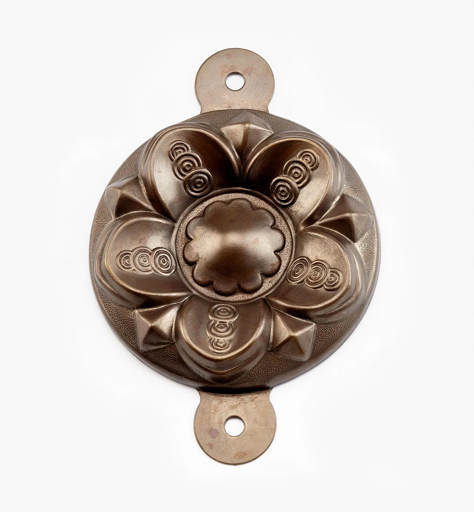 Cache-boulon à motif de fleur Horton