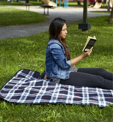 Tartan Outdoor Lined Blanket