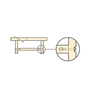Veritas 5/16-18 (4") Knock-Down Fasteners