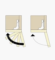 Blum Standard 155° Soft-Close Clip-Top Half-Overlay Hinges