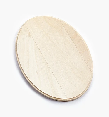 Profiled-Edge Oval Basswood Plaques