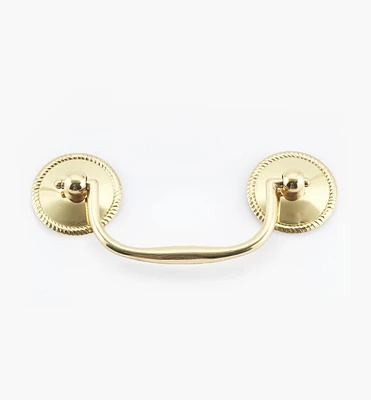 Stamped Rope Cabinet Handle