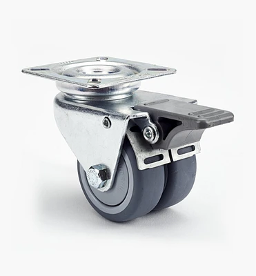 Twin-Wheel Caster
