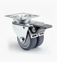 Twin-Wheel Caster