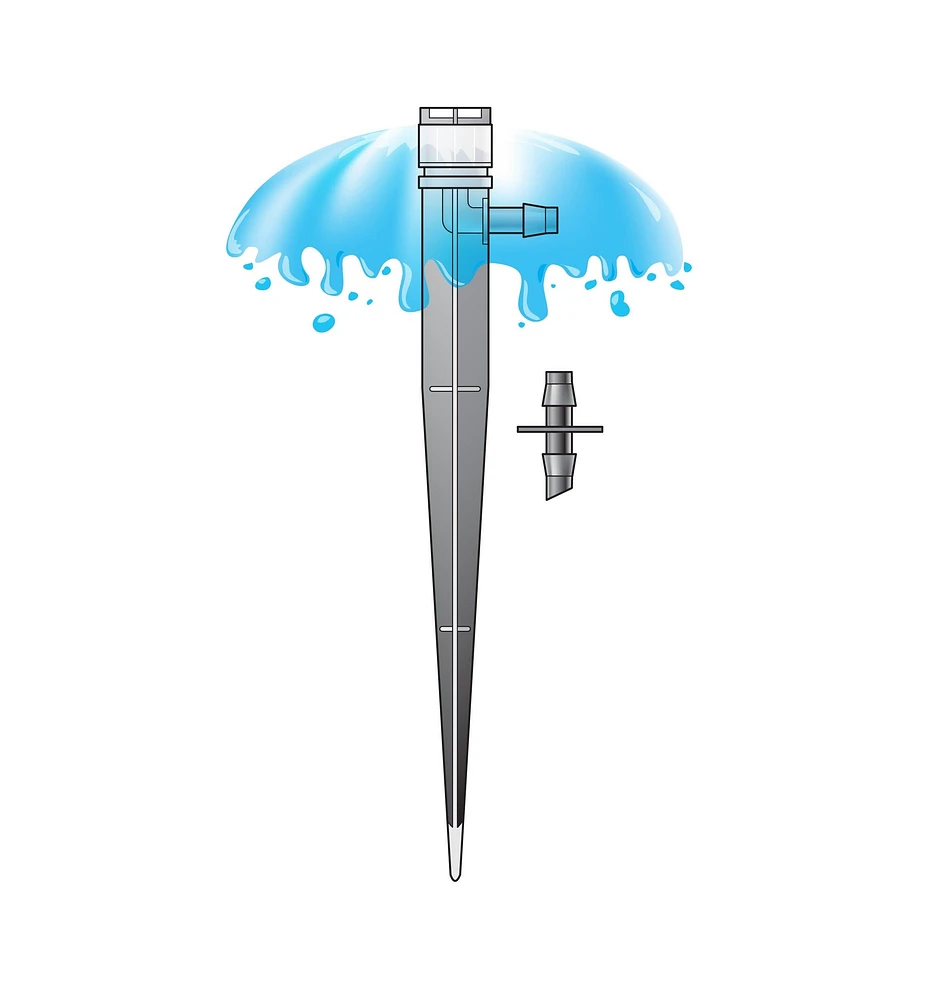 Mini-Bubblers for Low-Flow Irrigation Systems