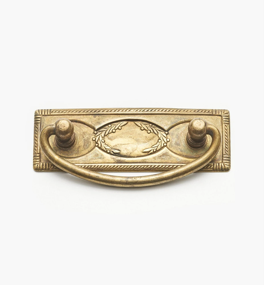 Rope-Edged Rectangular Horizontal Plate Handles