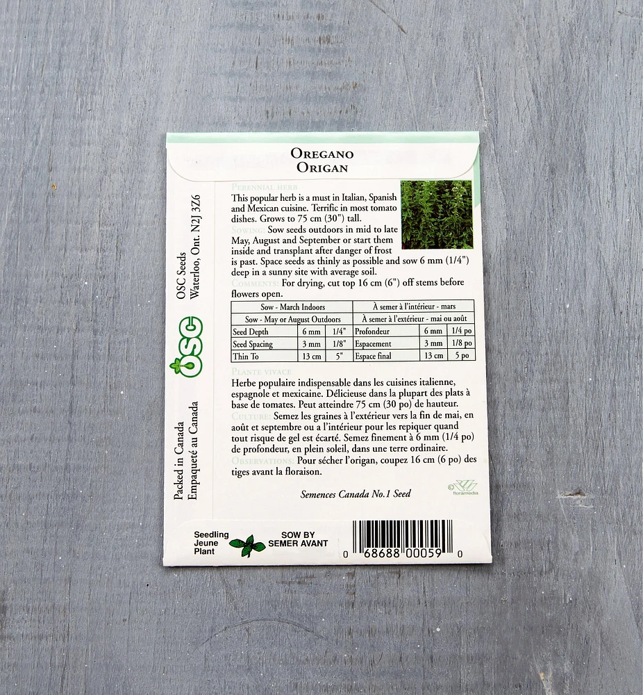 OSC Herb Seed Packets