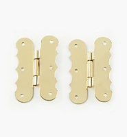 Narrow Scalloped Hinges