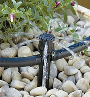In-Line Shrubbler Spikes for Low-Flow Irrigation Systems
