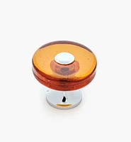 Tinted Glass Disc Knob