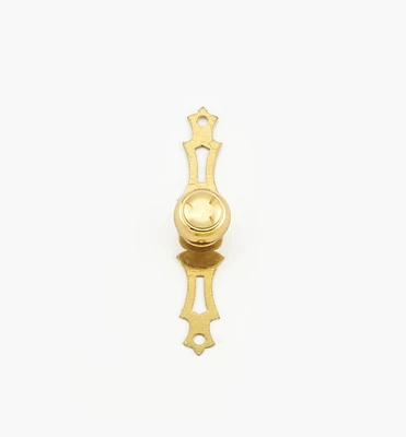 Tansu Brass Plate Knob