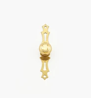 Tansu Brass Plate Knob