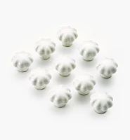 Ceramic Embossed Shell Knobs