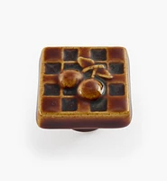 Boutons en céramique à motif de cerise