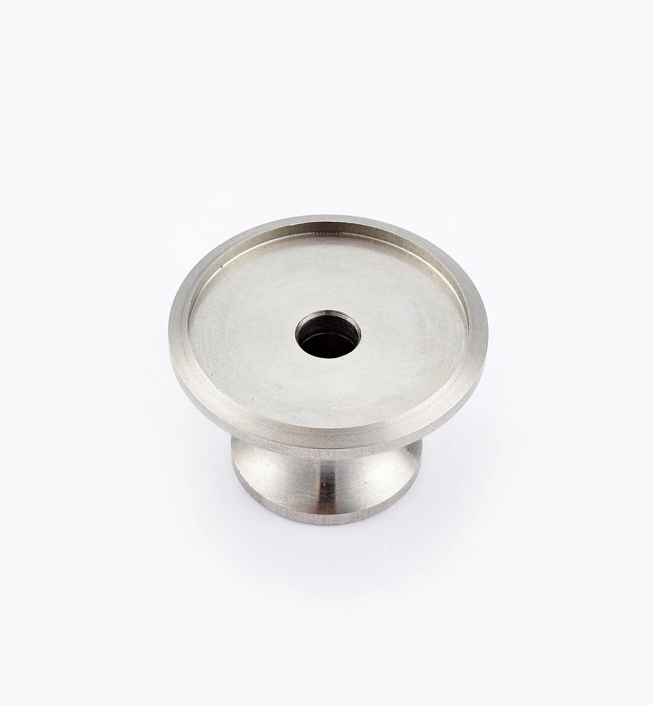 Veritas Stainless-Steel Large Smooth Insert Knobs