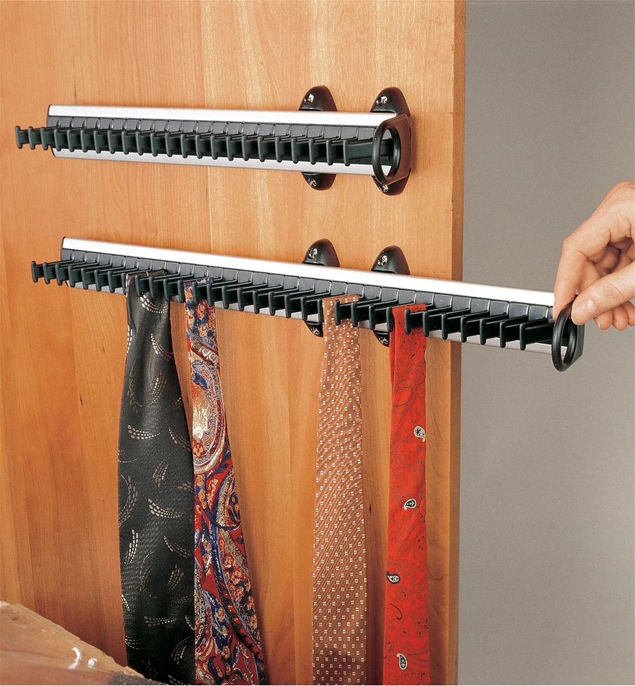 Sliding Tie Racks