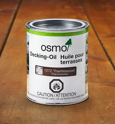 Huile pour terrasse Osmo, Thermowood
