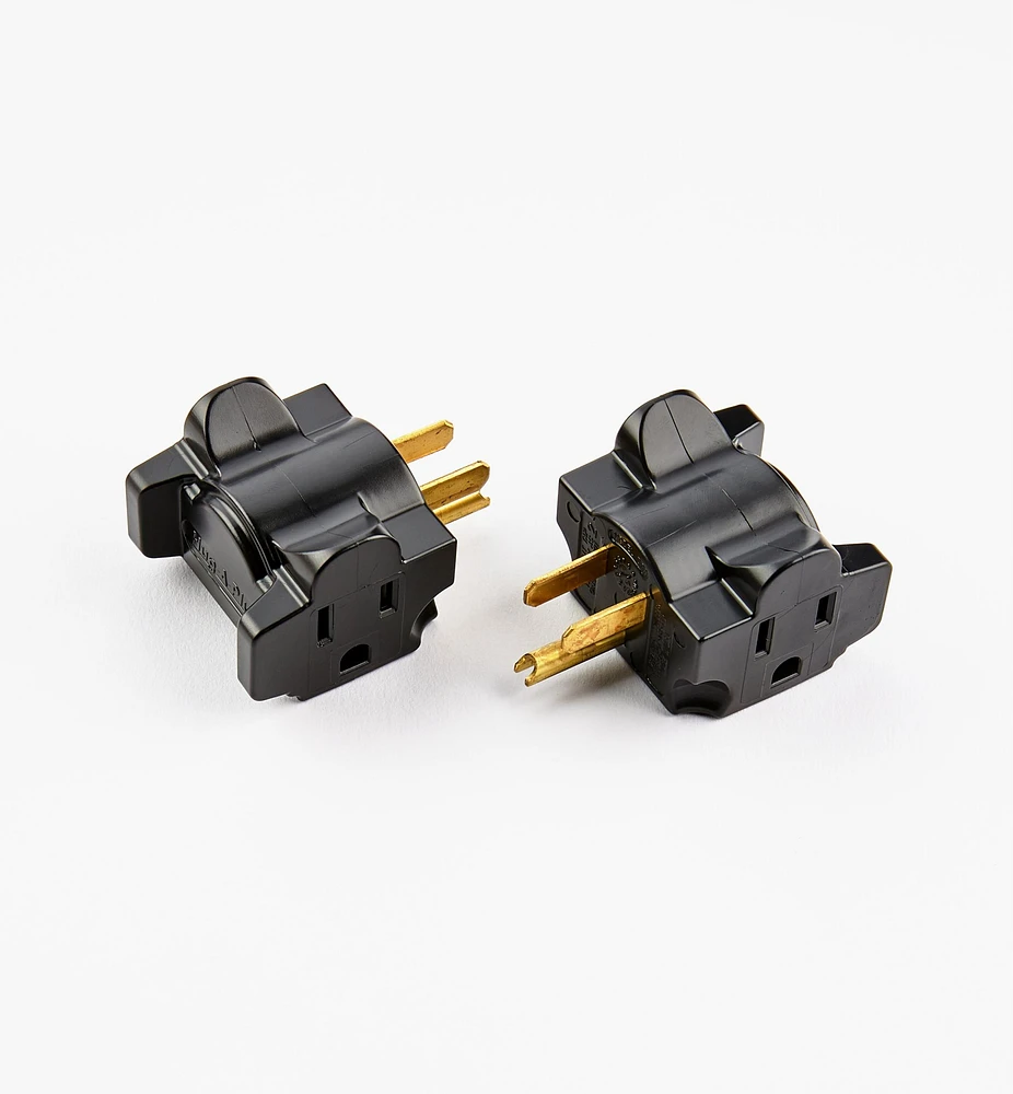 Hug-A-Plug Low-Profile Plug Adapter