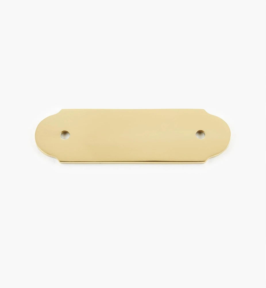 Brass Round-Edge Handle Escutcheon
