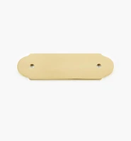 Brass Round-Edge Handle Escutcheon