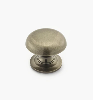 Turned Brass Domed Knobs
