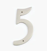 Script Cast Brass House Numbers