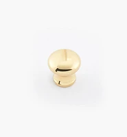 Round Brass Plain Knobs