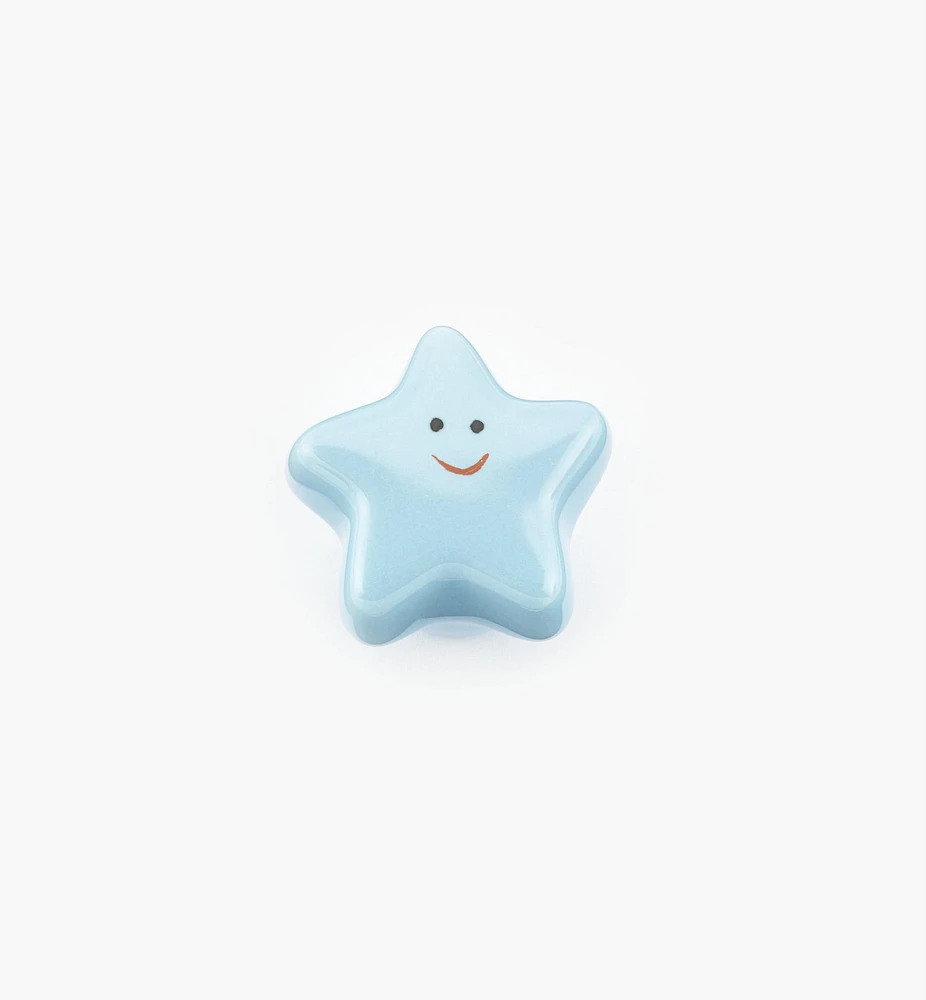 Smiley Star Ceramic Knob