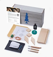 Make It Yourself Chip Carving Holiday Ornaments Kit