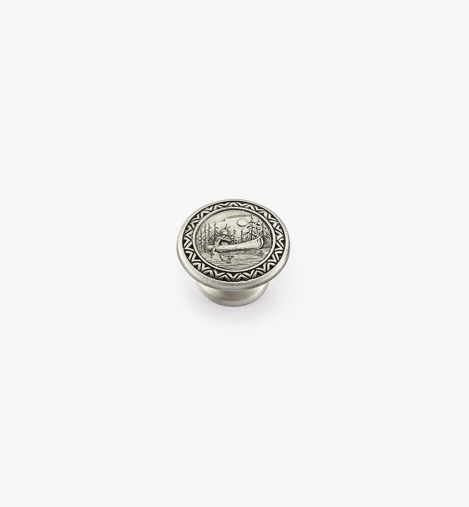 Pewter Canoe Knob