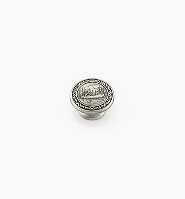 Pewter Canoe Knob