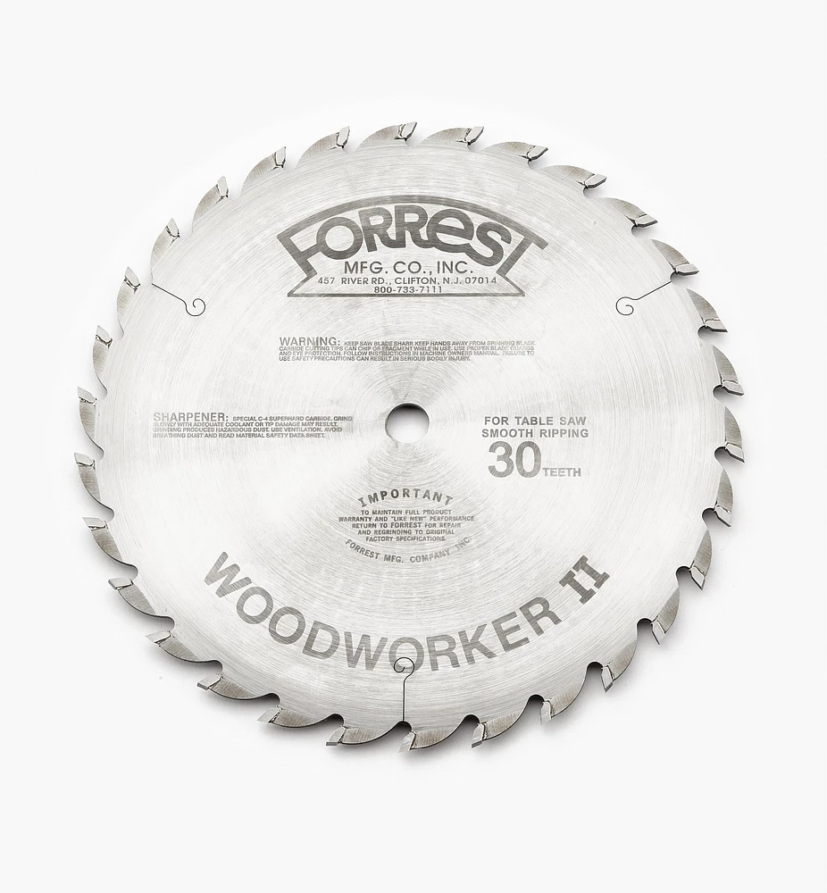 Forrest Woodworker Blades