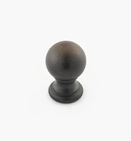 Bouton-boule en laiton tourné