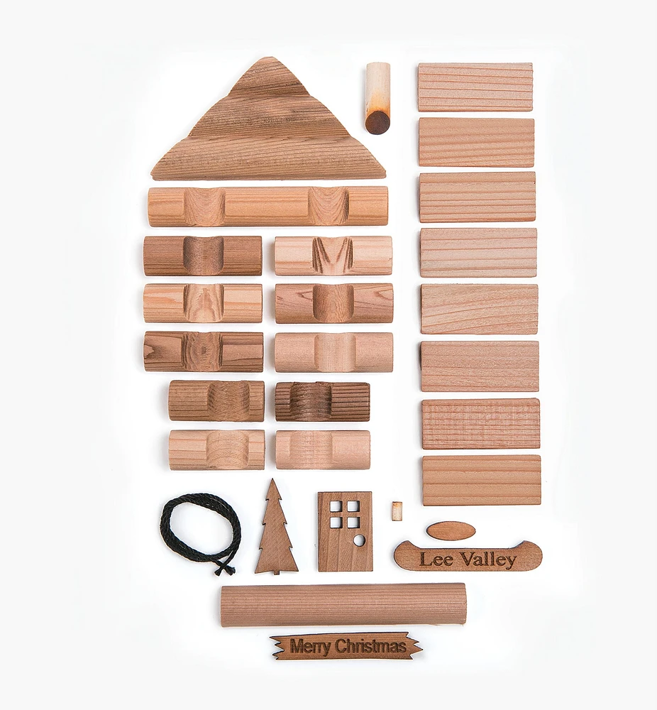 Log Cabin and Barn Ornament Kits