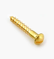 Round-Head Brass Screws