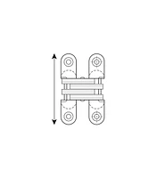 SOSS 2 3/4" Invisible Hinge